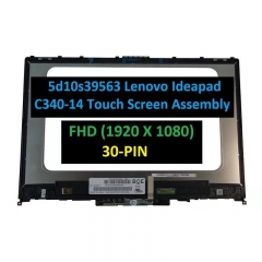 Laptop LCD Touch Screen Assembly For Lenovo Ideapad C340-14 5d10s39563