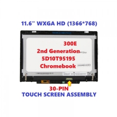 11.6 LCD Touch Screen Assembly For lenovo 300E 2nd Generation 5D10T95195 Chromebook