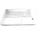 Used Topcase Palmrest With US Keyboard With touchpad For HP 15-u010dx Silver Color