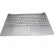 Top Cover Palmrest with keyboard with touchpad For HP 15s-du1063TX Silver Color
