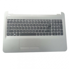 HP 15-AF 15Z-AF Silver Palmrest US Keyboard & Touchpad 813975-001