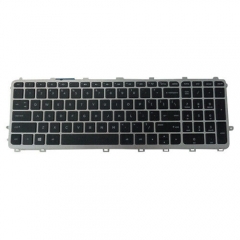 Notebook Keyboard for HP Envy 15-J w/ Silver Frame