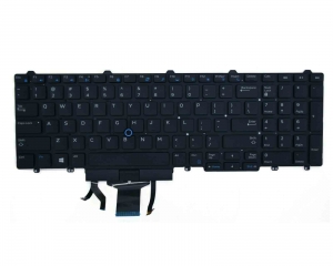 Dell Latitude E5550 Precision 7710 Stick Pointer Keyboard NIA01 383D7 Backlight