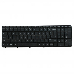 Laptop US Keyboard with Frame For HP 15-r110dx 15-g126ds 15z-g100 CTO