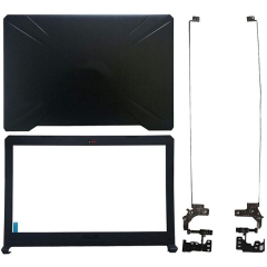 Laptop Replacement Parts for Asus FX504 FX80 LCD Top Cover Case+Front Bezel+Screen Hinges
