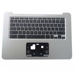 Used For HP Chromebook 14 G4 Palmrest with Keyboard without Touchpad Silver
