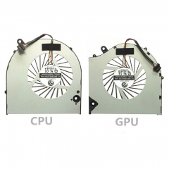 New CPU+GPU Cooling Fan For EVGA SC15 Gaming Laptop PLB07010S05M Set