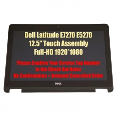 Laptop LCD Touch Screen Assembly With Frame For Dell Latitude E7270 E5270 CN-0FKJ6C