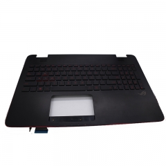 Laptop Palmrest With US Layout Backlight Keyboard For Asus GL551J