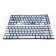Laptop US layout keyboard With Backlight for HP 13-ap Silver color