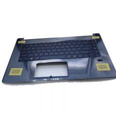 Laptop palmrest top case with US backlight keyboard for Acer Swift 5 SF515-51 Blue Color