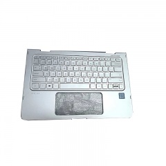 Laptop Palmrest Top Case Keyboard For HP Spectre x360 13-4007na 13-4000 Series Silver Color