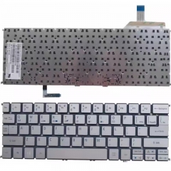 US Backlit Backlight Keyboard For Acer S7-191 Series Silver Color