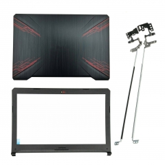 New LCD Back Cover & Bezel & Hinges For Asus TUF Gaming FX504 FX504G FX80 FX80G