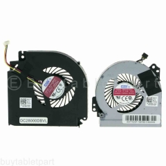 CPU+GPU Cooling Fan For Dell Precision M6800 Graphics Laptop TJJ0R 7DDM8