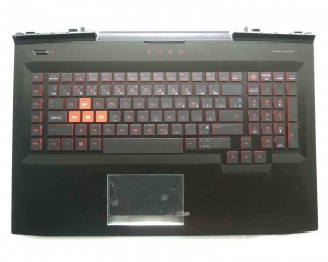 HP 17-an06ITX Palmrest with US Layout Keyboard with Touchpad