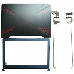For ASUS FX80 FX80G FX504 FX504G LCD Back Cover with Front Bezel + Hinges