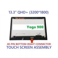 13.3 QHD+ 3K Touch Screen Assembly For Lenovo Yoga 900 5D10K26885 5D10K26886 5D10K26887 5D10H54967