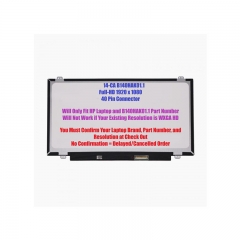 L14348-001 B140HAK01.1 Screen For HP 14-CA Regular 40 Pin