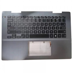 Laptop palmrest with US backlight keyboard For Dell Inspiron 5482 2 in 1 laptop Gray color