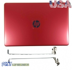 NEW HP PAVILION 15-BS234WM 15-BS RED LCD BACK COVER L03441-001+Hinges Sets
