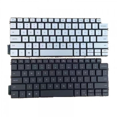 US Layout Keyboard with backlight For DELL Inspiron 7415 2-in-1 Silver color
