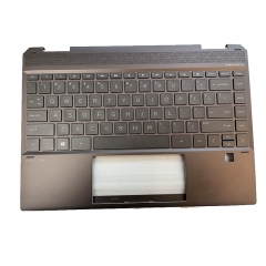 Palmrest Top Case Upper Case with US Backlight Backlit Keyboard For HP Spectre X360 13-AP Series TPN-Q212 Brown