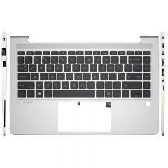 New Genuine Palmrest with US Backlit Keyboard For HP EliteBook 640 G10 N45428-B31 Silver Color