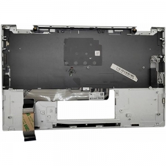 Used Laptop PalmRest&Keyboard For HP EliteBook X360 1040 G8 M46731-001 With backlit US Silver Color