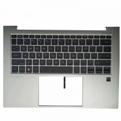 Palmrest with US Backlight Layout Keyboard For HP ELITEBOOK 845 840 G9 G10 G11 N09059-001 Silver Color