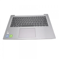 Used silvery Palmrest With Keyboard With Touchpad For Lenovo Ideapad S145-14 Series 14 inch