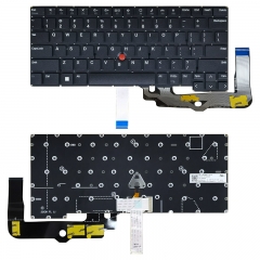 Black Color US no backlit Keyboard For Lenovo Thinkpad T14s Gen3 Gen4
