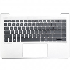 New Genuine Palmrest with US Backlit Keyboard N45428-B31 For HP EliteBook 640 G10 Silver Color