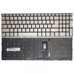 US Keyboard For Lenovo ThinkBook 15-IML IIL V340-15-IML YOGA C740-15 Silver backlit lack Label