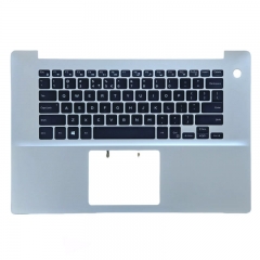 Palmrest US Keyboard Assembly For Dell inspiron15 5580 5585 5588 Silver Backlit