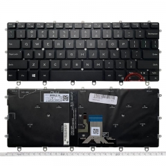 US Layout Backlight Keyboard For Dell XPS 13 9365 P71G P71G001 Black Color