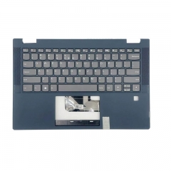 Palmrest Upper Case US Layout Keyboard For Lenovo Ideapad Flex 5-14IIL05 Flex 5-14ITL05 Blue FP light