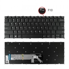 US Layout Keyboard For LENOVO IDEAPAD FLEX 5 14IIL05 81X1 Air14IIL 14ARE 2020 Pro14ITL 14IHU 14ALC 2021 F10 lock no backlit Black
