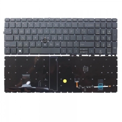 US Palmrest Upper Case no Backlit Keyboard For HP EliteBook750 755 850 855 G7 G8 Black Color
