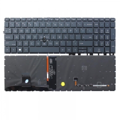 US Palmrest Upper Case With Backlight Backlit Keyboard For HP EliteBook750 755 850 855 G7 G8 Black Color
