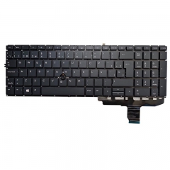 SP Palmrest Upper Case With Backlight Backlit Keyboard For HP EliteBook750 755 850 855 G7 G8 Black Color