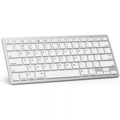 Bluetooth Keyboard For iPad 10th Generation, iPad 10.2 (9th/8th/7th), iPad Pro 13/12.9/11 inch, iPad Air/Mini and More Bluetooth Enabled Devices, White