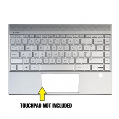 Palmrest Housing Backlit Keyboard Silver For HP ENVY 13-AQ0003NA