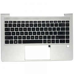 N01286-001 Laptop Palmrest Non-Backlit Keyboard For HP Probook 440 445 G9