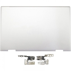 Laptop LCD Cover Back with Hinges For HP Envy 15 EW 15Z-EY 15T-EW 15-EY0023DX 15-EY0013dx 15Z-EY100 15Z-EY000 N09644-001 N09645-001 N09646-001 Silver