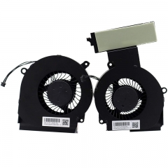 80W CPU GPU Graphics Cooling Fan Replacement For HP Omen 15-DC 15-DC0000 15-DC1058WM with GTX 1660 RTX 2060 2070